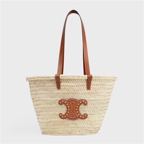 medium triomphe celine classic panier|CLASSIC PANIER .